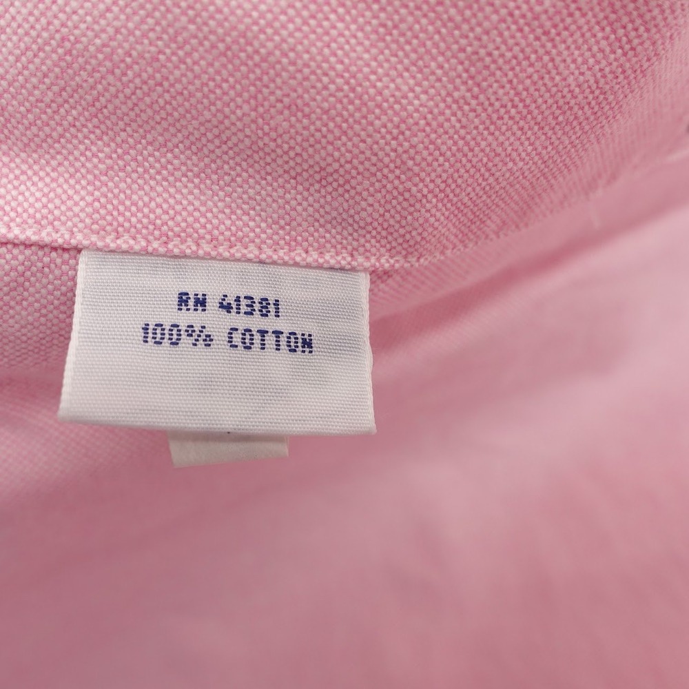 Polo Ralph Lauren Mens Pink Cotton Oxford Western Pearl Snap Front Shirt Large - Picture 4 of 12